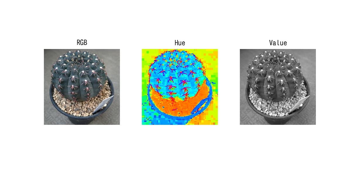 Scikit Image 4 Rgbをhsvに変換して 2値化処理 サボテンパイソン